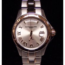 Raymond Weil Watch Parsifal Day Date Automatic Rose Gold Bracelet 2965-sg5-00658