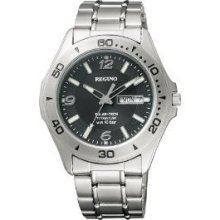 Reguno Titanium Model Rs25-0013b Solartech Mens Watch Citizen F/s From Japan