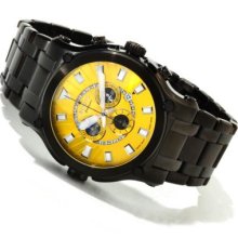 Renato Men's Calibre Robusta Swiss Quartz Chronograph IP Stainless Steel Bracelet Watch