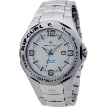 Rip Curl Solar Barrel Watch Steel Silver