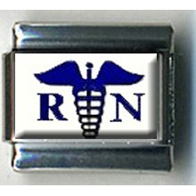 Rn Registered Nurse 9mm Italian Charms For Bracelets