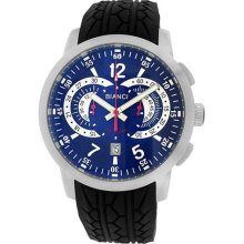 Roberto Bianci Men's Pro Racing Chronograph Watch with Rubber Ban ...