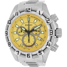 Robeto Bianci Pro Racing Chrono Watch Yellow