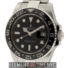 Rolex Gmt-master Ii Stainless Steel 40mm Black Dial 116710