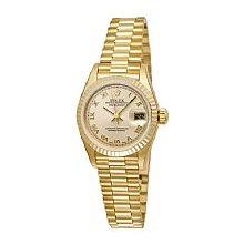 Rolex Lady President Yellow Gold Unworn Champagne Roman Dial