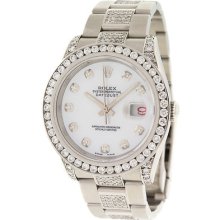 Rolex Oyster Perpetual Datejust 116200 Diamond Automatic Mens Watch