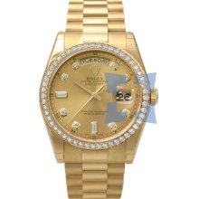 Rolex President 118348YGCD-DB Mens wristwatch