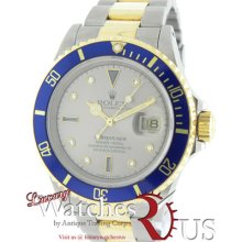 Rolex Submariner Serti Diamond 16613 Stainless Steel 18k Yellow Gold