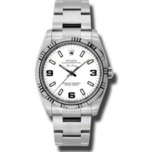 Rolex Watches AirKing White Gold Fluted Bezel 114234 wao