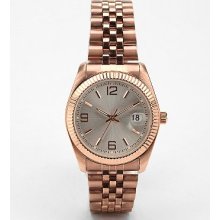 Rose Gold Menswear Watch: Mixed Metal One Size Womens Watches