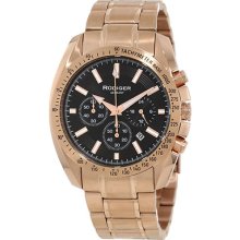 Rudiger R1000-09-007 Dresden Black Dial Rose Gold Chronograph Watch