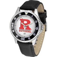 Rutgers Scarlet Knights NCAA Mens Leather Wrist Watch ...