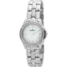 Sale: Peugeot Ladies Silver Tone Watch 7037s