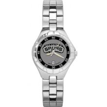 San Antonio Spurs Pro II Women's Stainless Steel Bracelet Watch