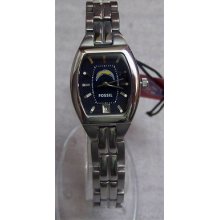 San Deigo Chargers Fossil Womens Watch Three Hand Date Ladies Cushion Nfl1185