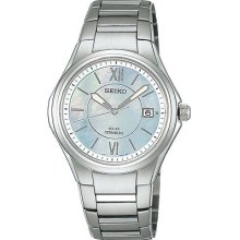 Sbpn013 Men Seiko Watch Spirit Spirit Titanium Solar White Butterfly Shell