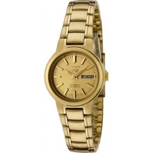 Seiko 5 Automatic Gold-tone Stainless-Steel Ladies Watch SYME46