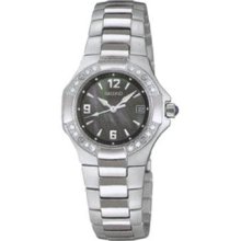 Seiko Coutura Diamonds Mother Of Pearl Dial Stainless Steel Womens Watch Sxd575