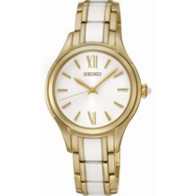 Seiko Lady Srz398p1 Gold Plated Classic Women's Watch 2 Years Warranty