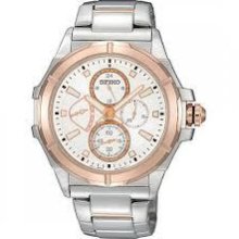 Seiko Lord Mens Two Tone Quartz Watch Srl034p1 Srl034