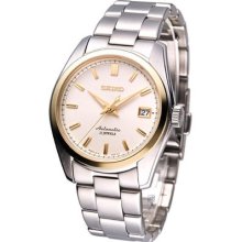 Seiko Mechanical Automatic Watch White Gold Sarb070j Made In Japan
