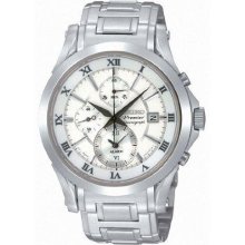 Seiko Premier Alarm Chronograph Mens Watch SNAD25