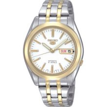 Seiko Snkg98k1 Mens Japan Watch Two Tone Seiko 5 Automatic Seiko Gift Box