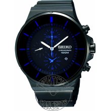 Seiko Sport wrist watches: Sport Chrono Blue/Black sndd59