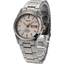 Seiko Two Tone Sapphire Dress 100m Gents Watch Sgg719p