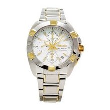 Seiko Velatura Chronograph SNDZ40P1 SNDZ40P SNDZ40 Ladies Diamonds Collection Watch