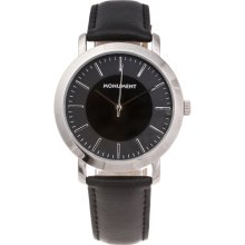 Silver-Tone Case Analog Watch