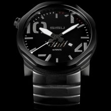SISU Bravado A4 Stealth Swiss Automatic Limited Edition Wrist Watch