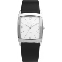 Skagen 691lsls Mens Black White Watch Rrp Â£110