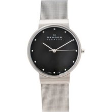 Skagen Men's Stainless Steel Ultra Slim Watch (Mens Skagen Steel Ultra Slim Dress Watch 355LSSB)