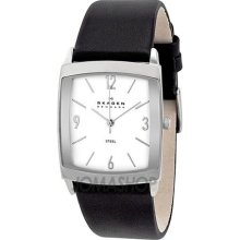 Skagen Mother of Pearl Swarovski Crystal Stainless Steel Ladies Watch