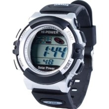 Solar â€“ Sporty Solar Waterproof Digital Stopwatch Watch