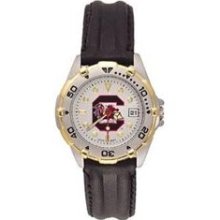 South Carolina Gamecocks USC All Star Ladies Leather Strap Watch