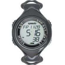 Speedo Sd50584bx Men's 150 Lap Silicone Strap Watch