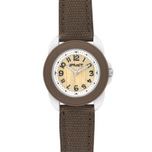 SPROUT Watches Organic Cotton Strap Watch, 30mm