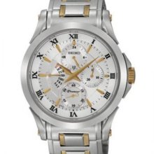 SRL032P1 SRL032P SRL032 Seiko Premier Gents Two Tone Dress Watch