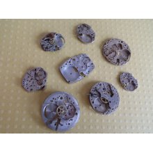 Steampunk Watch parts - Steampunk supplies - Vintage Antique Watch movements parts Steampunk - Scrapbooking N7