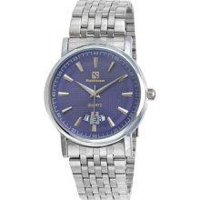 Steinhausen Grid Elite Blue Dial Quartz Men's Watch W/ Date - Tw8521sum