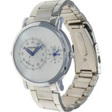 Steinhausen Im8353Gw Men'S Im8353Gw Magellan Calendar Dual Quartz With Date Watch