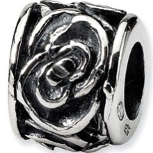 Sterling Silver Reflection Open Petal Floral Bead