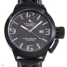 Strumento Marino Montegobay SM047LBK/BK Men's Stainless Steel Watch