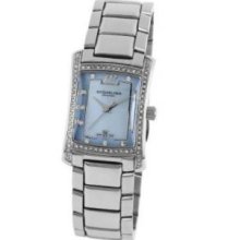 Stuhrling Original 145CB.12118 Lady Gatsby High Society Blue Mother of Pearl Dial with Silver Hands and Markers
