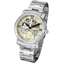 Stuhrling Original 386 331115 Lifestyle Argent Automatic Skeleton Ss Mens Watch