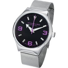 Stuhrling Original Men's Eagle Elite Stainless Steel Mesh Band Watch (Stuhrling Original Men's Watch)