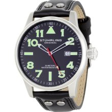 Stuhrling Original Men's Leisure Tuskegee Eagle Swiss Quartz Date Wat