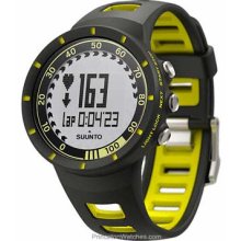 Suunto Quest Yellow HR Mens Fitness Watch Dual Comfort Belt SS019158000